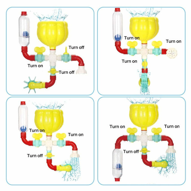 Pipes and Valves Bath Toys - PopFun