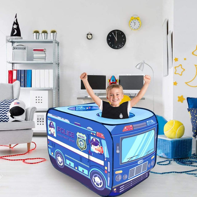 Police Car Pop Up Play Tent - PopFun