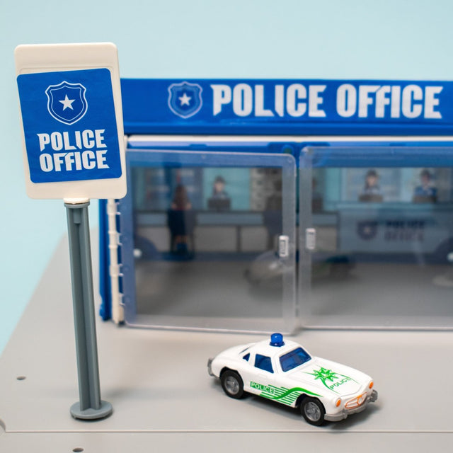 Police Station Building Kit - PopFun