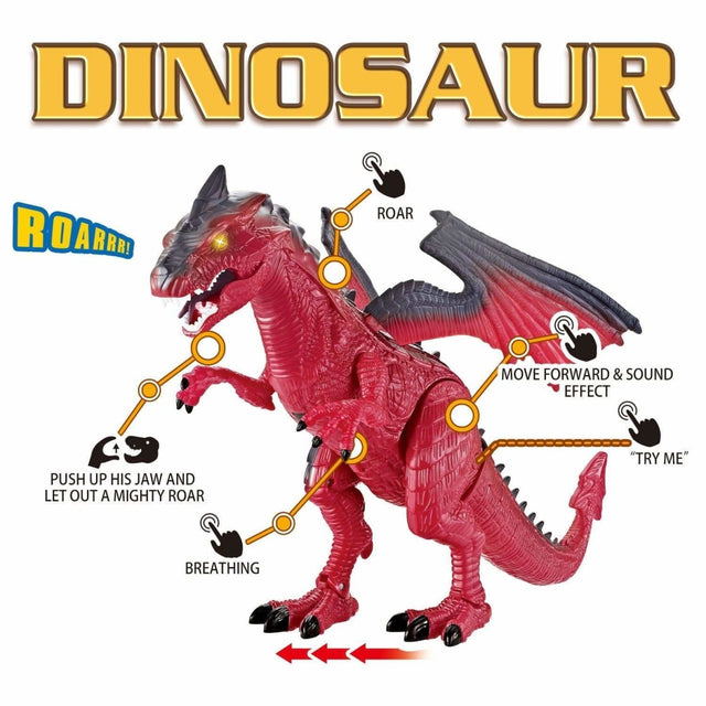 Remote Control Walking Dinosaur - PopFun