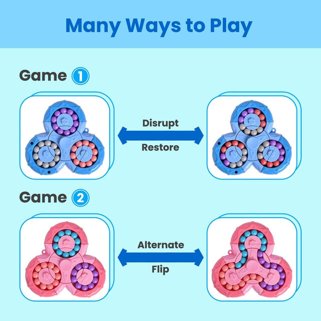 Rotating Magic Bean Puzzle Toy 3PCS - PopFun