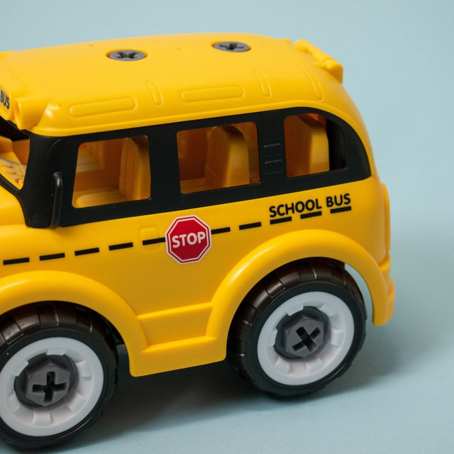 School Bus Building Blocks - PopFun