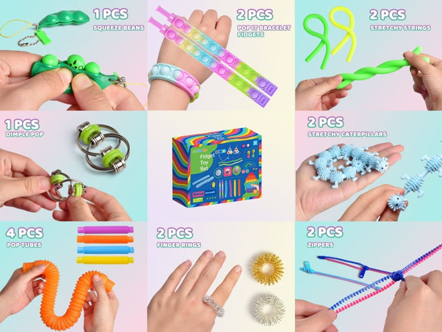 Sensory Fidget Toys Set 32 pcs - PopFun