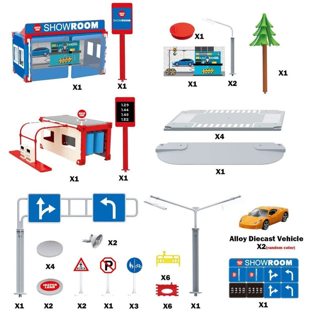 Showroom and Petrol Station Set - PopFun