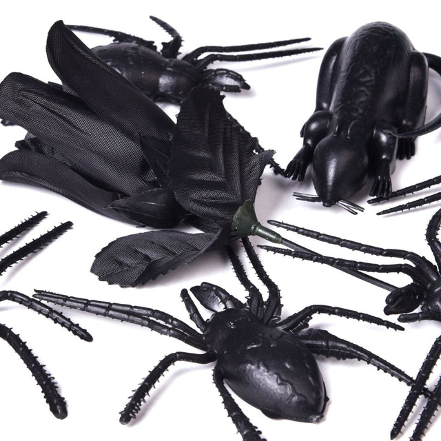 Tombstone Decorations with Spiders - PopFun