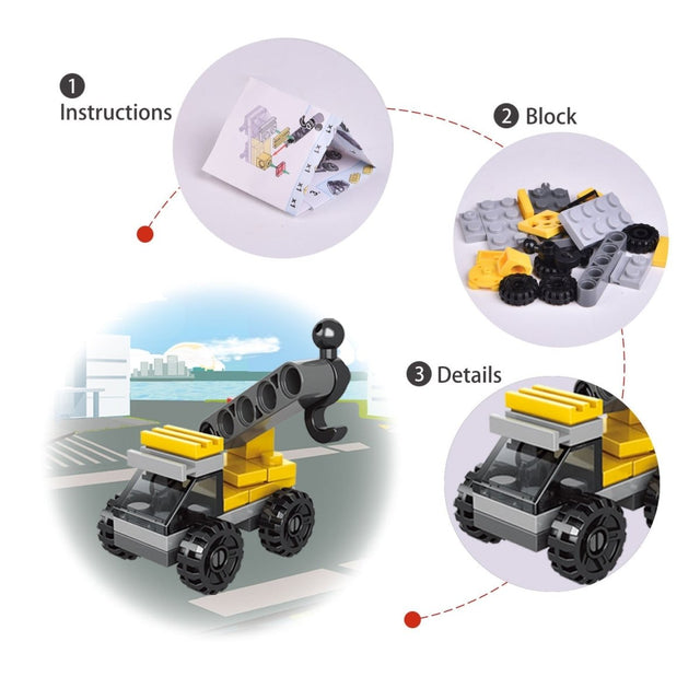 Toy Excavator Easter Eggs - PopFun