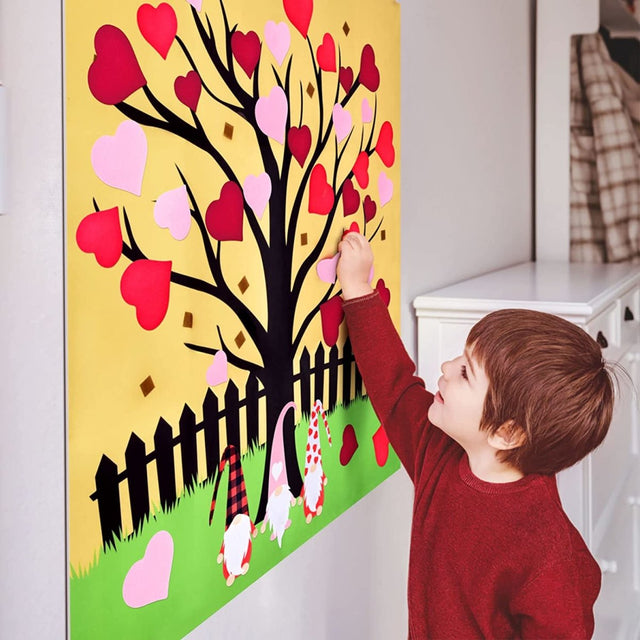 Valentine Felt Tree Decoration💖 - PopFun