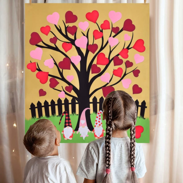 Valentine Felt Tree Decoration💖 - PopFun