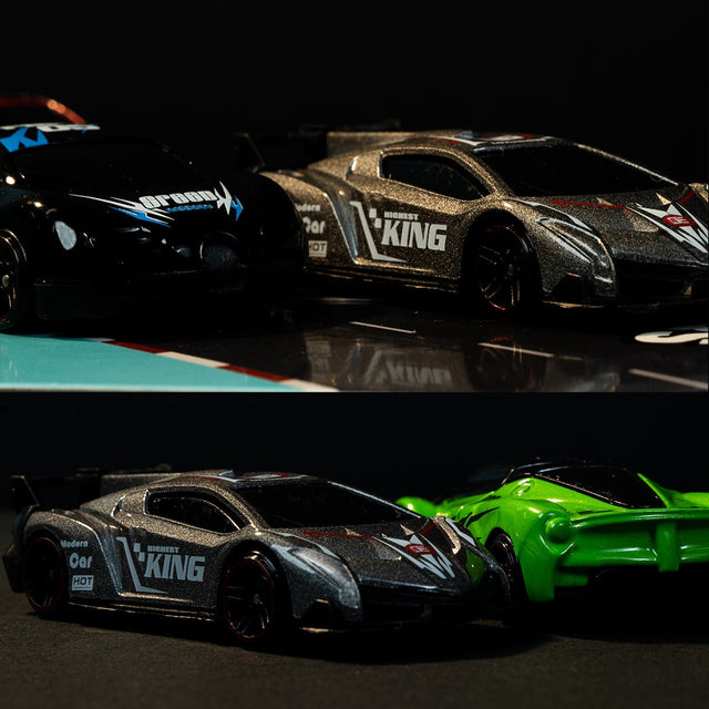 Valentines Day Gifts Cards with Racing Car Toys 28 Pcs - PopFun