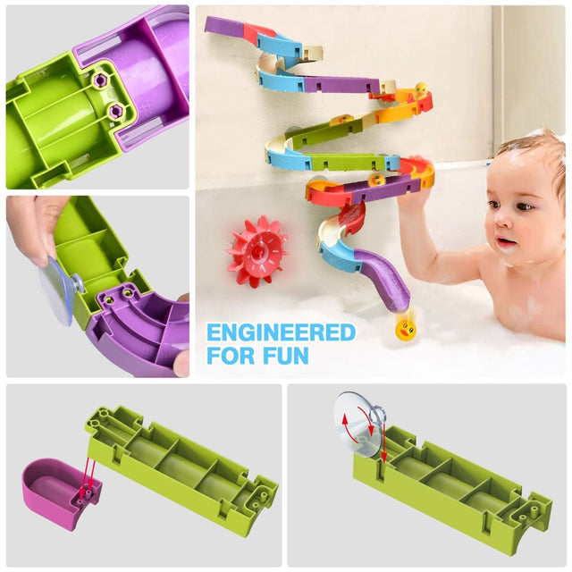 Water Slide Bathtub Toys for Toddlers - PopFun