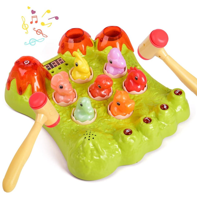 Whack A Mole Dinosaur Pounding Toys - PopFun
