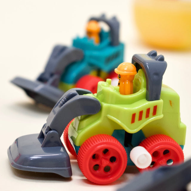 Wind Up Bulldozer Treasure Egg Pack - PopFun
