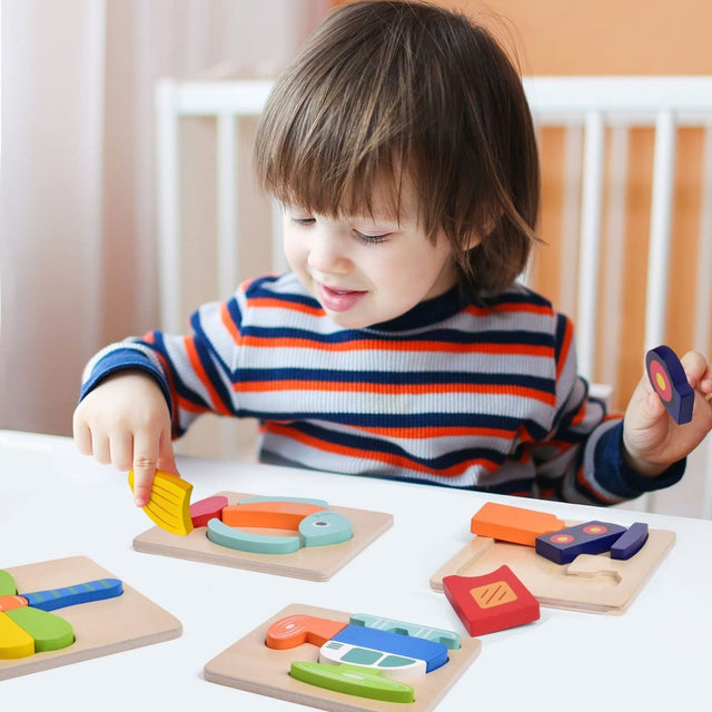 Wooden Puzzles for Toddlers - PopFun
