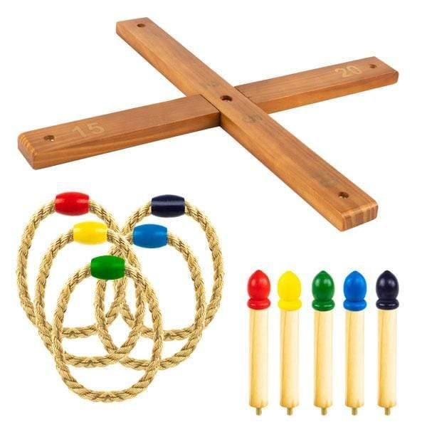 Wooden Ring Toss Set - PopFun