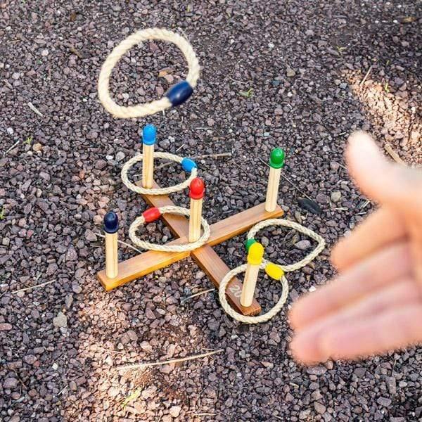 Wooden Ring Toss Set - PopFun