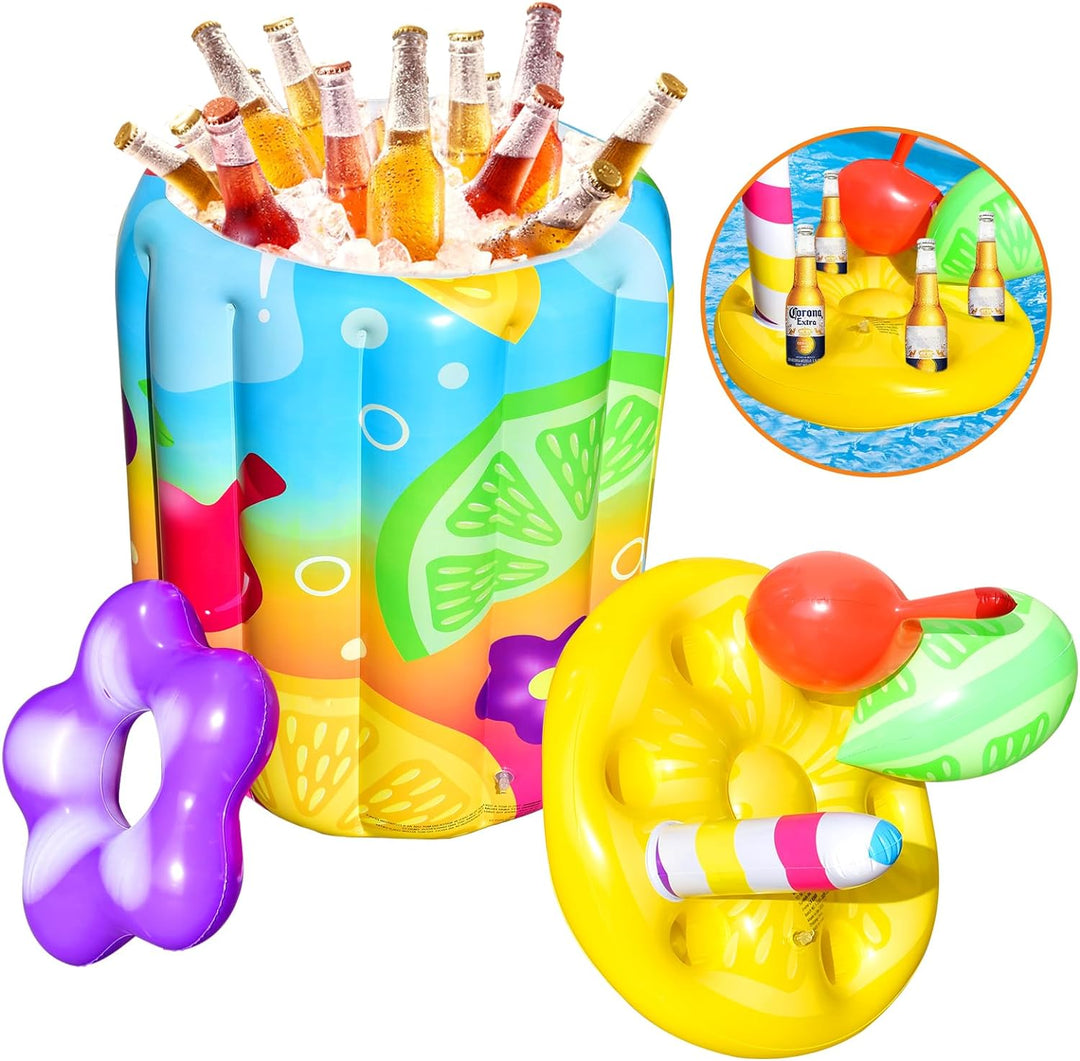 Inflatable Giant Tropical Cocktail Beverage Cooler – funlittletoys