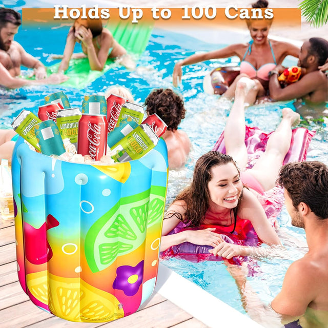 Inflatable Giant Tropical Cocktail Beverage Cooler