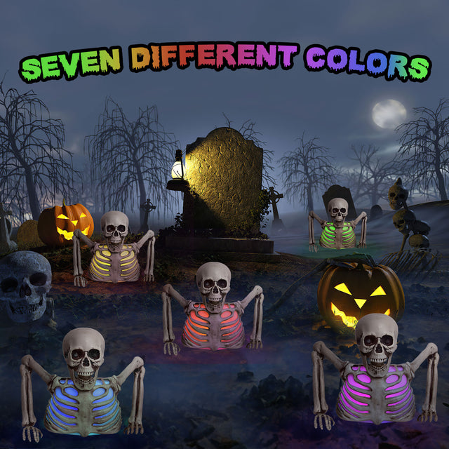 10" Colorful Groundbreaker Skeleton