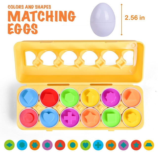 12 PCS Matching Easter Egg Set - PopFun