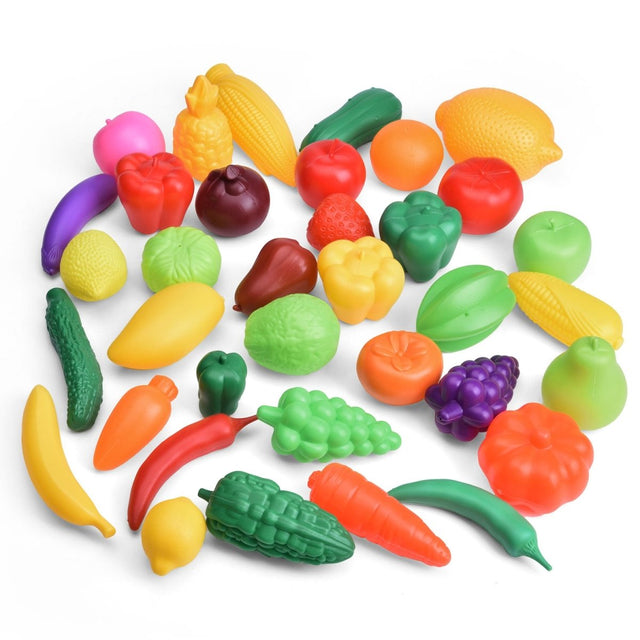 128 Pcs Kids Kitchen Play Food Set - PopFun