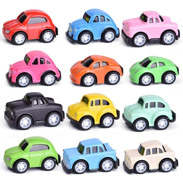 12pcs Colorful Mini Cars Treasure Eggs - PopFun