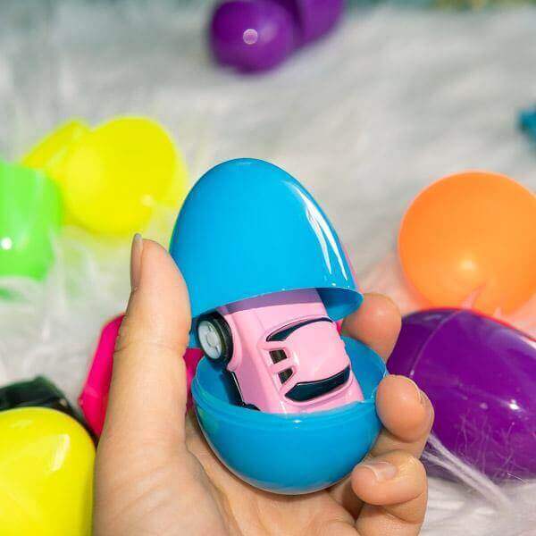 12pcs Colorful Mini Cars Treasure Eggs - PopFun