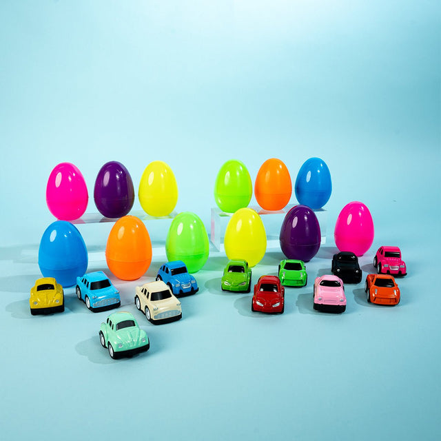 12pcs Colorful Mini Cars Treasure Eggs-Wholesale - PopFun