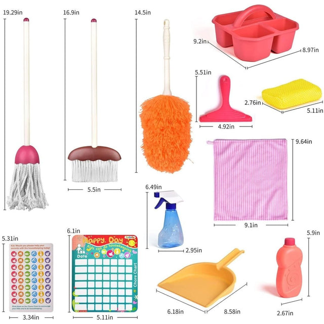 15 PCs Kids House Cleaning Set - PopFun