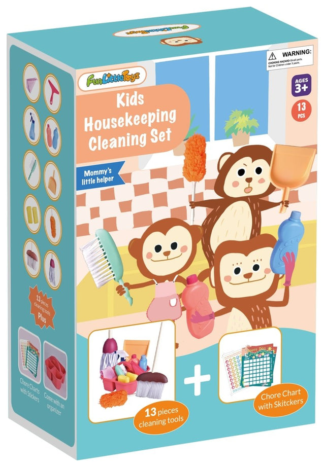 15 PCs Kids House Cleaning Set - PopFun