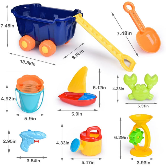 20 PCS Summer Beach Toys with Water Wheel - PopFun