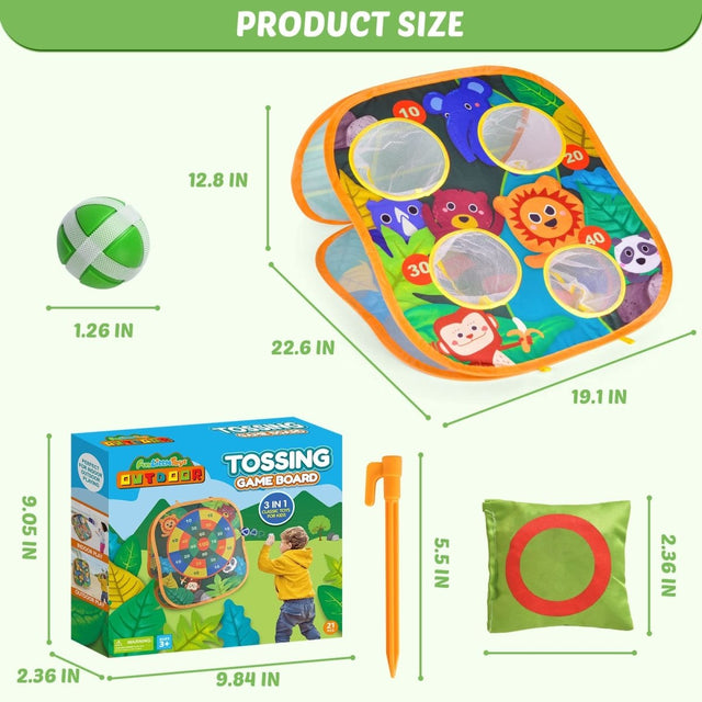3-IN-1 Tossing Toy Set For Toddlers - PopFun