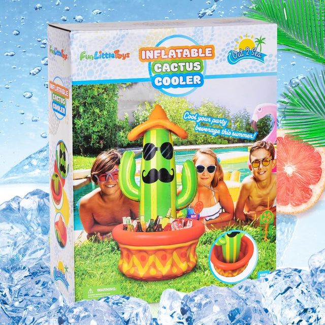 46″ Inflatable Cactus Cooler for Parties - PopFun