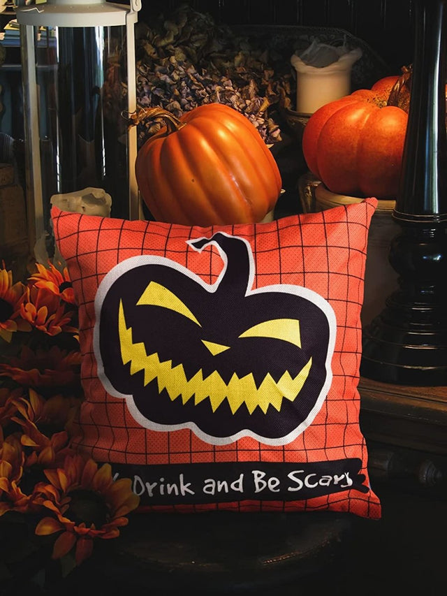 4PCS Halloween Pillow Covers Set - PopFun