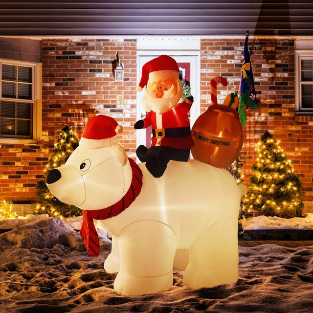 6' Ft Bearing Gifts Holiday Inflatable | PopFun