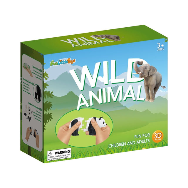 6 Pcs Wild Animal Building Blocks-Wholesale | PopFun
