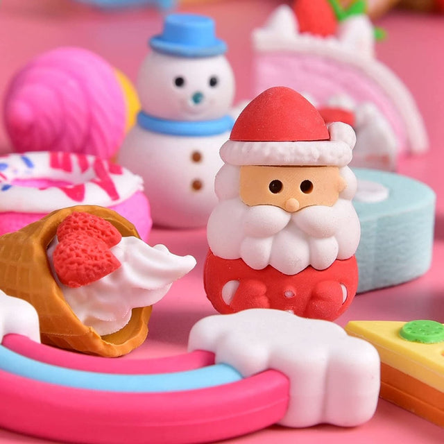 60 PCs Cute 3D Puzzle Erasers for Kids | PopFun