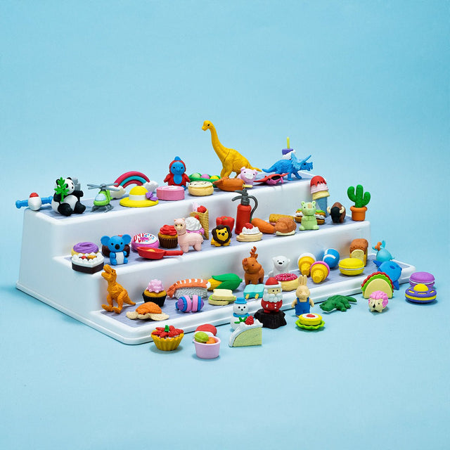 70 Pcs Puzzle Erasers: Animals+Plants+Desserts - Wholesale - PopFun