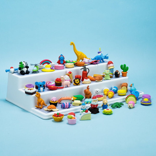 70 Pcs Puzzle Erasers: Animals+Plants+Desserts - Wholesale - PopFun