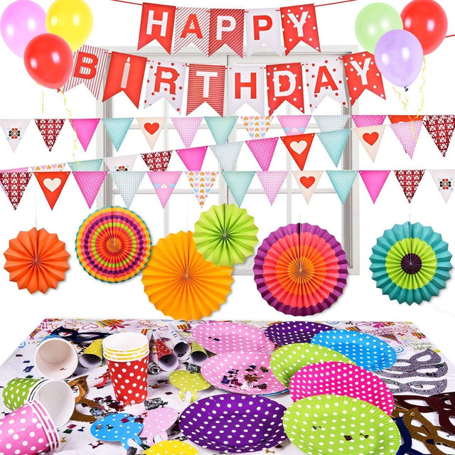 73 Pcs Birthday Party Decorating Kit - PopFun