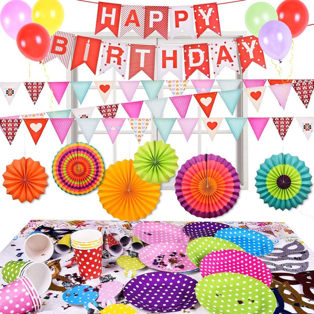 73 Pcs Birthday Party Decorating Kit - Wholesale | PopFun