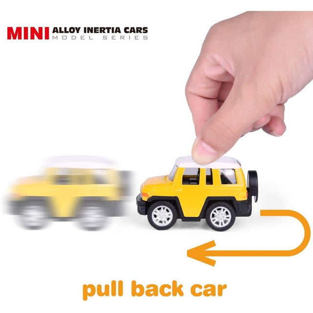 8 Pcs Metal Pull Back Cars - PopFun