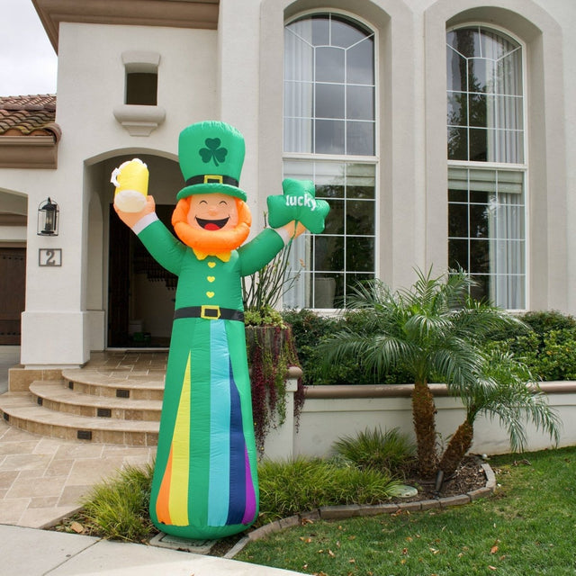 8.8 FT St Patricks Day Leprechaun Inflatable | PopFun