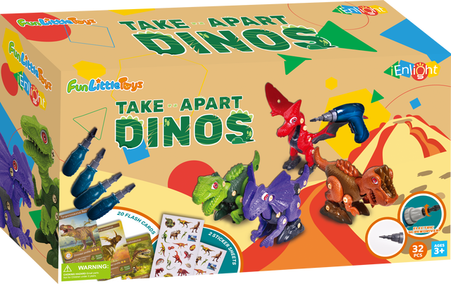 Take Apart Dinosaur Set 4 Pcs