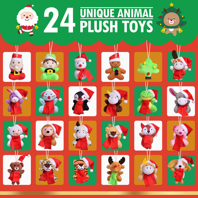 Mini Plushie Safari Advent Calendar