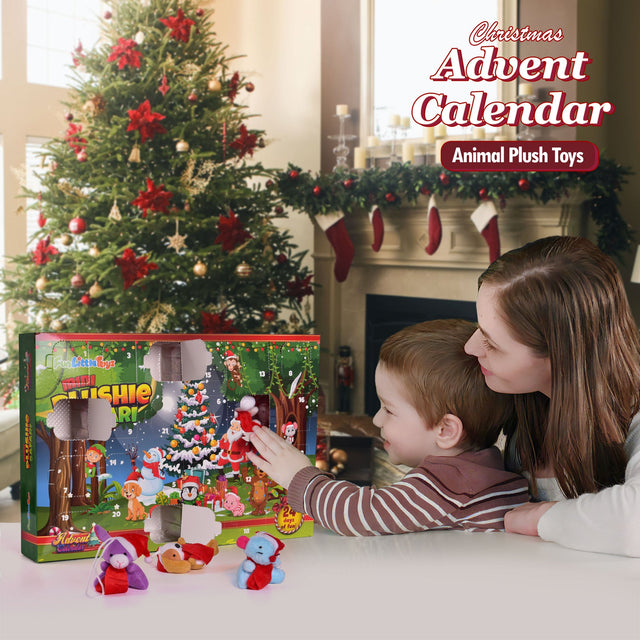 Mini Plushie Safari Advent Calendar