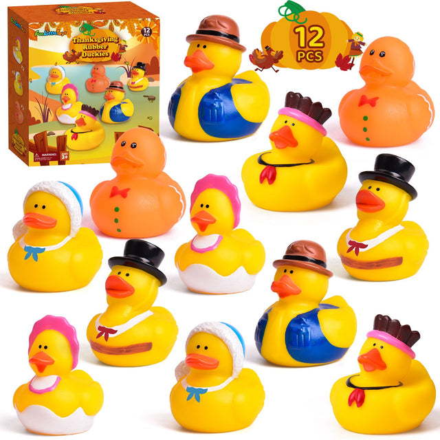 Thanksgiving-themed Rubber Duckies