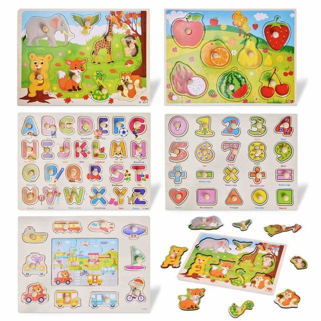 Alphabet Numbers and Animal Puzzles-Wholesale | PopFun