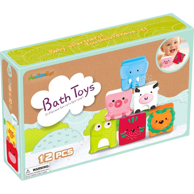 Animal Block Squirters Bath Toys-wholesale | PopFun