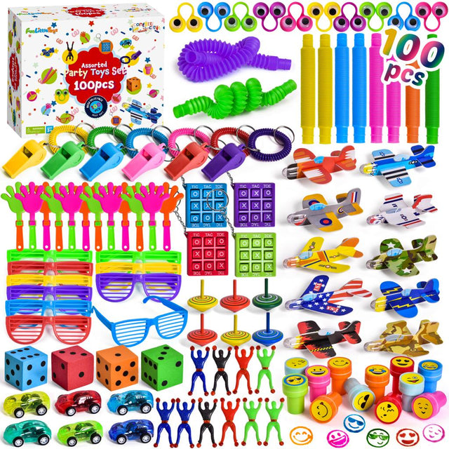 Assorted Party Favor Toys for Kids 100pcs - PopFun