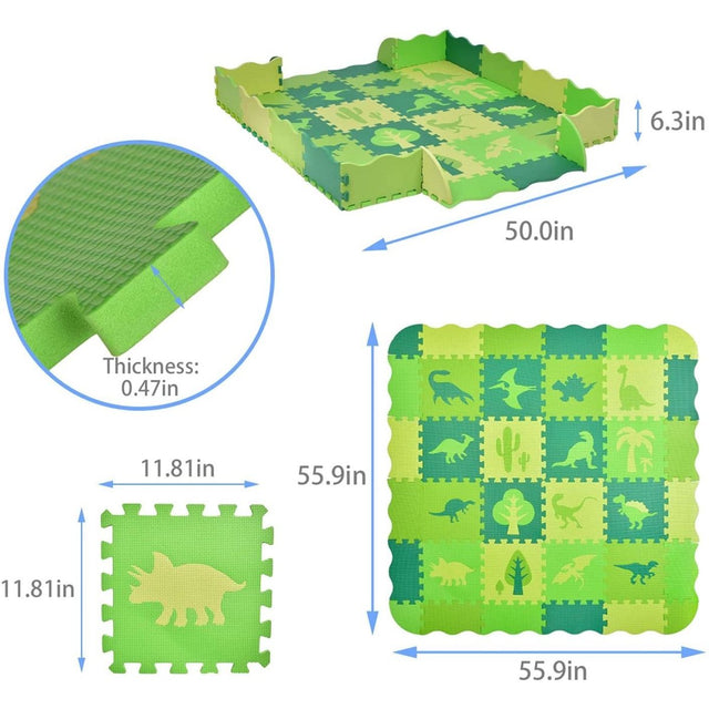 Baby EVA Interlocking Floor Tiles | PopFun